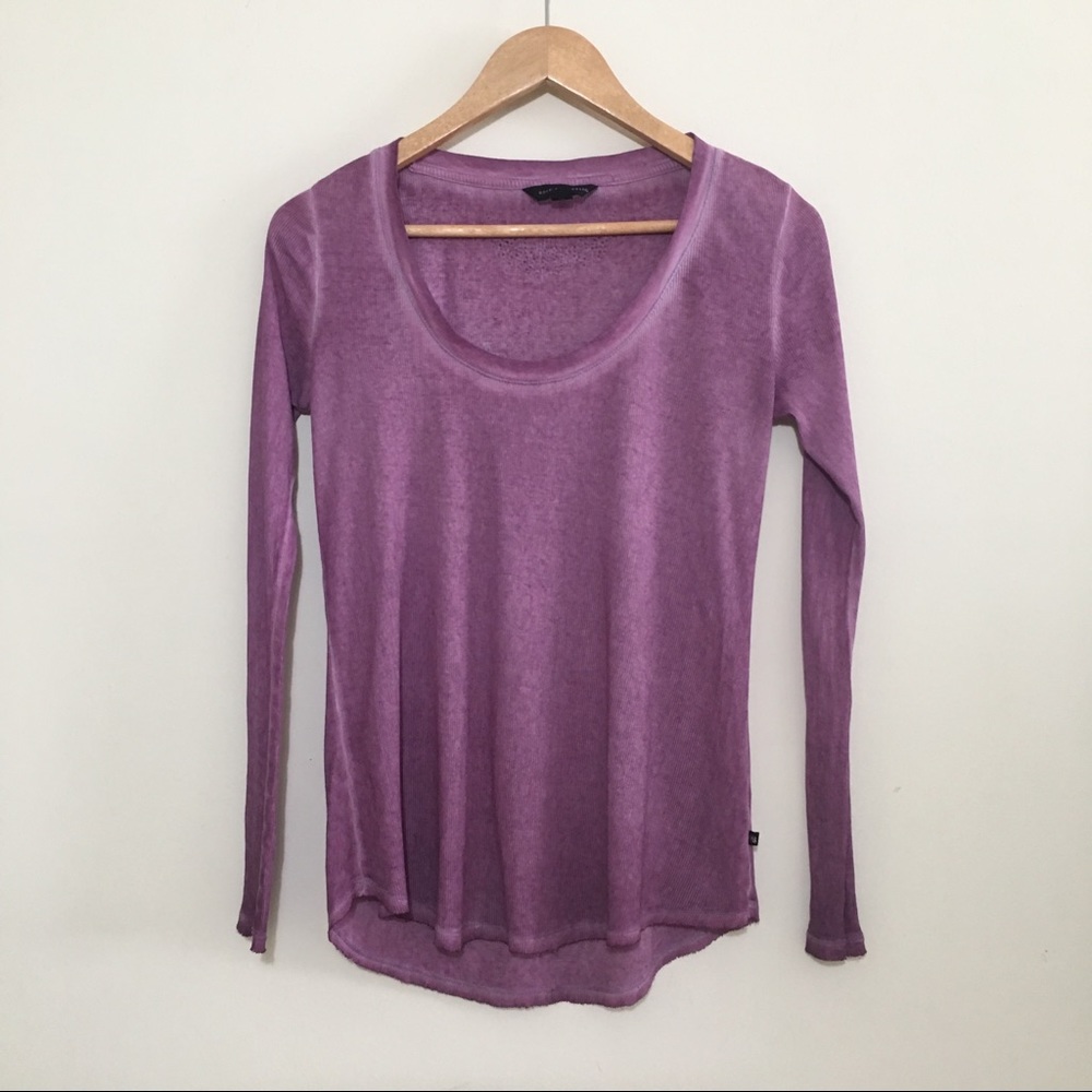 Rock & Republic Purple Long Sleeve Top - Picture 2 of 6